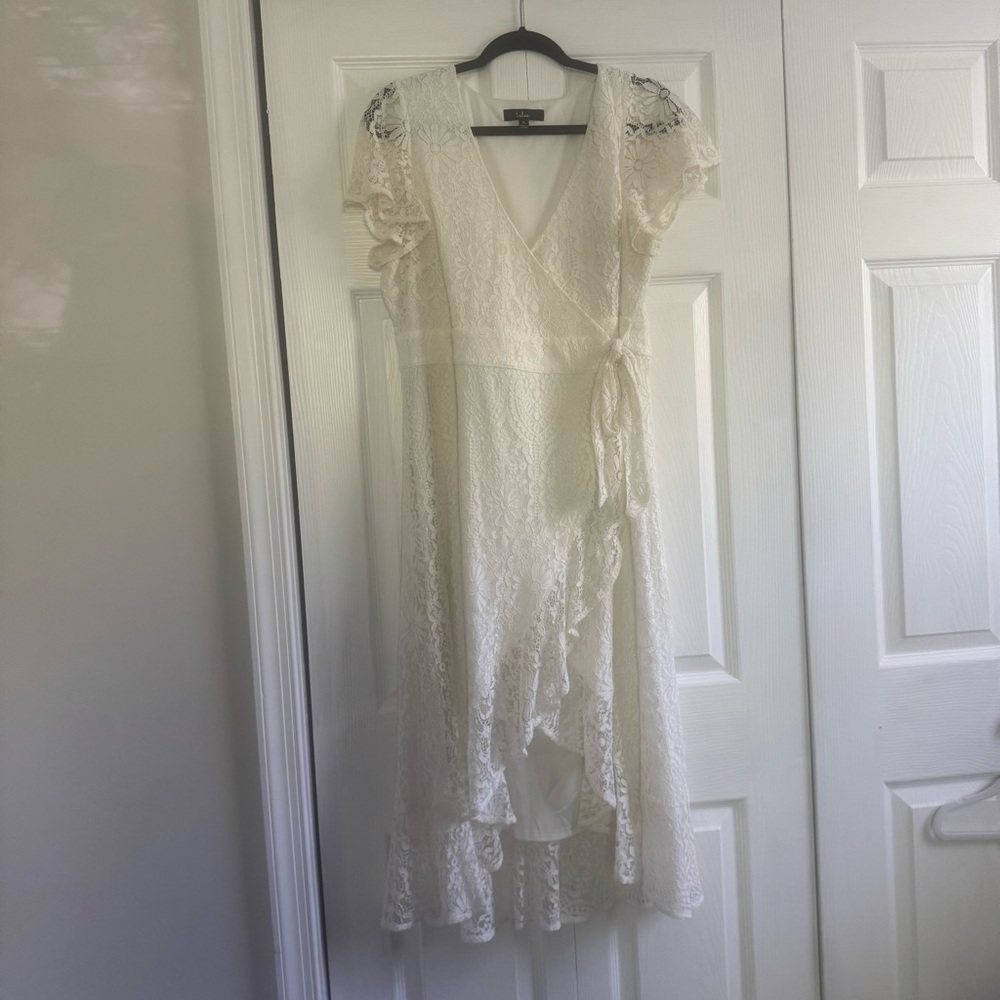 Lace Wrap Dress